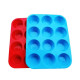 12 Cavity Silicone Muffin / Cupcake Mould