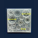 Transparent Silicone 14 Cavity Flowers Mould