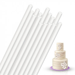 17 Inch Plastic Dowel Rods for Tiered Cake 6 Pieces