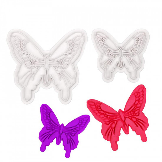 3-D Butterfly Plunger Cutter Set of 2 Pieces