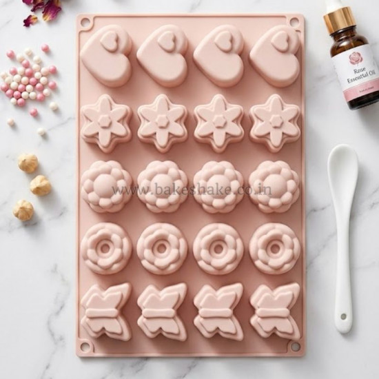 Mix Designs Shapes 20 Cavity Silicone Mould