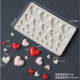 25 Cavity Heart Shape Silicone Mould
