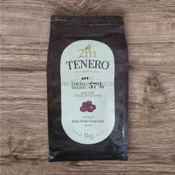 2M Tenero Rich Dark Chocolate Buttons (57% Cocoa) - 1 Kg