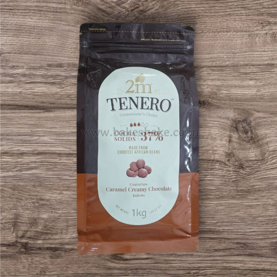 2M Tenero Milk Chocolate Buttons (37% Cocoa) - 1 kg