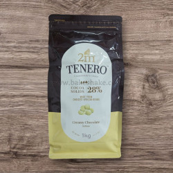 2M Tenero White Chocolate Buttons (28% Cocoa) - 1 kg