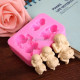 3 Sleeping Babies / Baby Shape 3 Cavity Fondant Silicone Mould