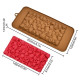 Chocolate Bar Silicone Mould - 3D Raspberry
