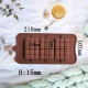 Chocolate Bar Silicone Mould - 3 in 1 Rectangular Shape Chocolate Bar Silicone Mould - 3 in 1 Rectangular Shape