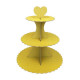 3-Tier Cupcake Stand Glitter Gold