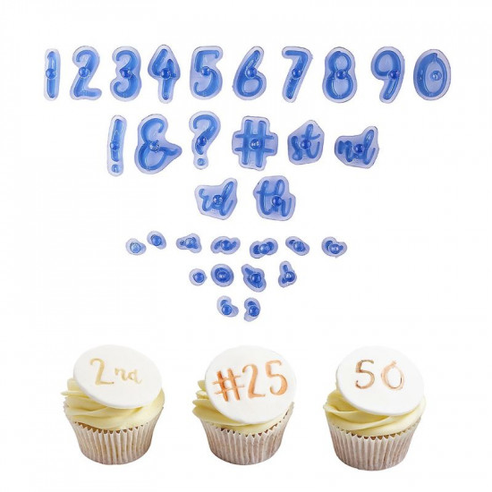 31 Pieces Numbers and Symbols Stamp Set