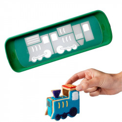 3D Train Cookie Cutter and Stencil
