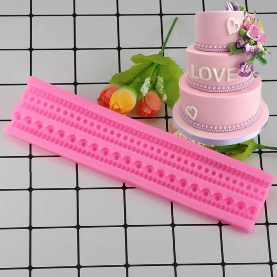 3D Chain Cake Border Fondant Mould