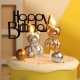 3D Teddy Bear Shape Cake Candle - Rose Gold 3D Teddy Bear Shape Cake Candle - Rose Gold