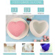 3D Woven Heart Silicone Mould for Candy, Candle, Soap, Lotion Bar, Fondant, Ice Cube