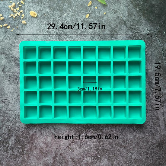 Mini Cubes 40 Cavity Silicone Chocolate Mould