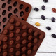 Mini Coffee Beans Silicone Chocolate Mould 55 Cavity