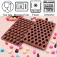 Mini Coffee Beans Silicone Chocolate Mould 55 Cavity