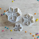 6 Petal Flower Embossing Plunger Cutter Set of 3