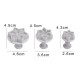 6 Petal Flower Embossing Plunger Cutter Set of 3