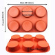 Round 6 Cavity Silicone Mould