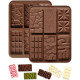 6 in 1 Chocolate Bar Silicone Mould