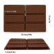 6 in 1 Diamond Shape Chocolate Bar Mould