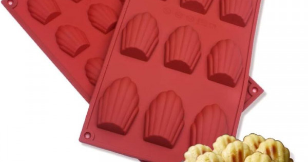 9 Cavity Madeleine Shell Silicone Mould