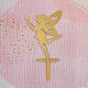 Lady Silhouette Acrylic Cake Toppers (Set of 3)