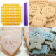 Alphabet Letter Numbers Cookie Embosser Stamp