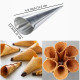 Aluminium Cream Horn Cone Mould (12 Pieces)