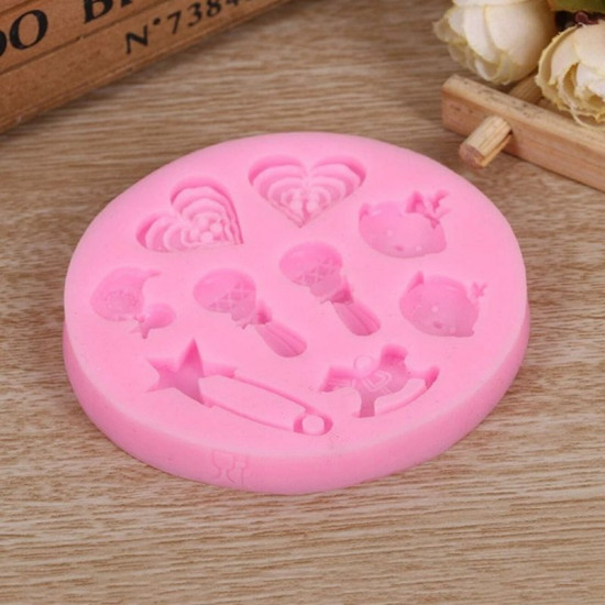 Baby Shower Fondant Mould (Style C)