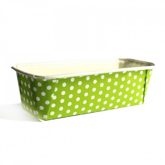 Green White Polka Dots Bake And Serve Plumpy Cake Mould