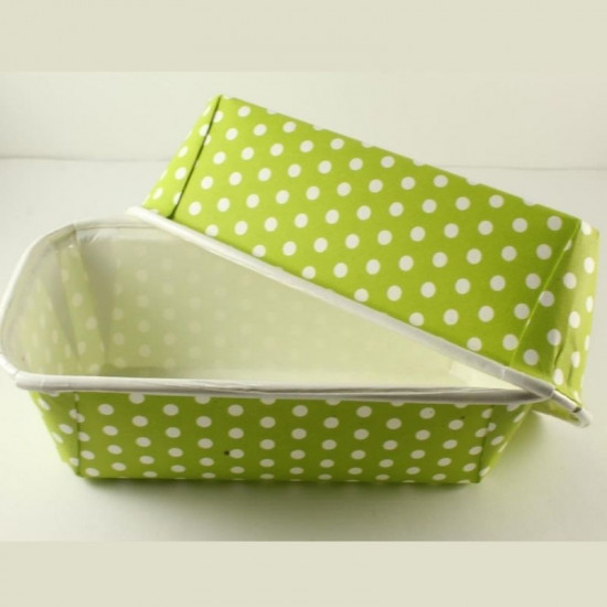 Green White Polka Dots Bake And Serve Plumpy Cake Mould