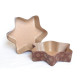 Brown & Gold Star Shape Bake And Serve Cake Mould