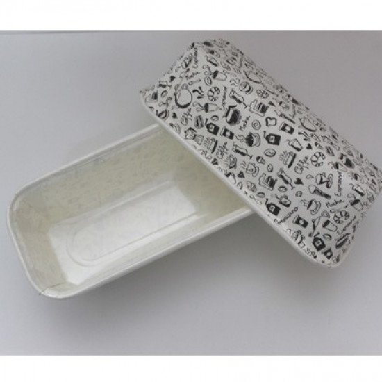 White Design Bake And Serve Cake Mould