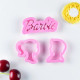 Barbie and Ken Cookie Cutter Set Barbie and Ken Cookie Cutter Set