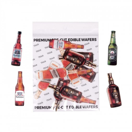 Beer Bottles Edible Wafer WPC - 606 - Tastycrafts
