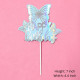 Blue Butterfly Happy Birthday Cake Topper