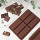 Break Apart Rectangular Chocolate Bar 6 Cavity Silicone Mould Break Apart Rectangular Chocolate Bar 6 Cavity Silicone Mould