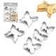 Butterfly Shape Cookie Cutter Set of 5 Pieces