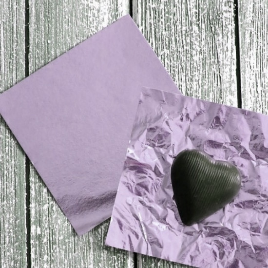 Lilac Chocolate Foil Wrapper - Small (13 x 9 cm)