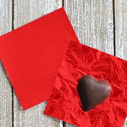 Red Chocolate Foil Wrapper - Small (13 x 9 cm)