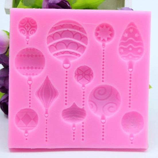 Christmas Baubles Decoration Silicone Mould