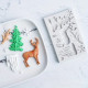 Christmas Tree, Reindeer, Icicle Silicone Mould