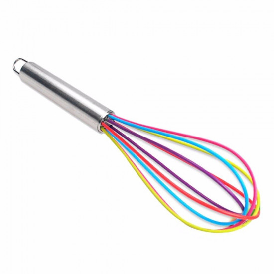 Colourful Silicone Whisk - 12 Inches