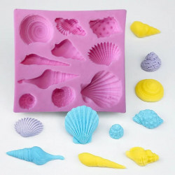 Conch Sea Shell Silicone Fondant Mould