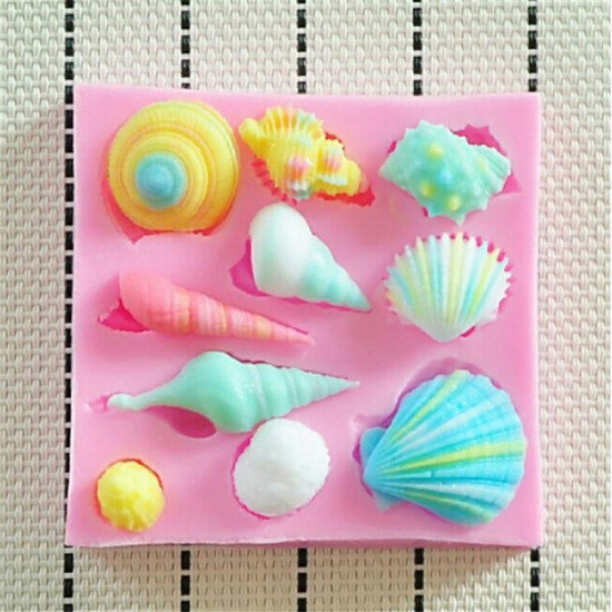 Conch Sea Shell Silicone Fondant Mould