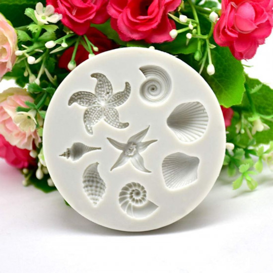 Conch Shell Starfish Silicone Mould