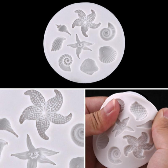 Conch Shell Starfish Silicone Mould