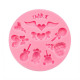 Cute Angel Wings Love Series Lollipop Fondant Silicone Mould